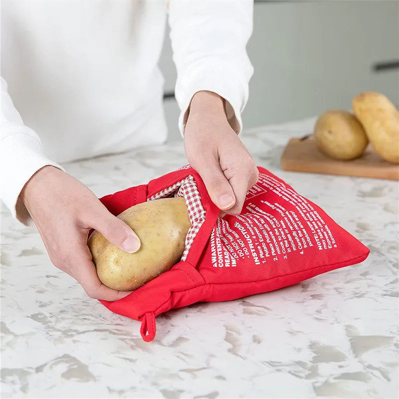 Microwave Potato Cooking Bag - Quick Easy Baked Potatoes - Free Shipping