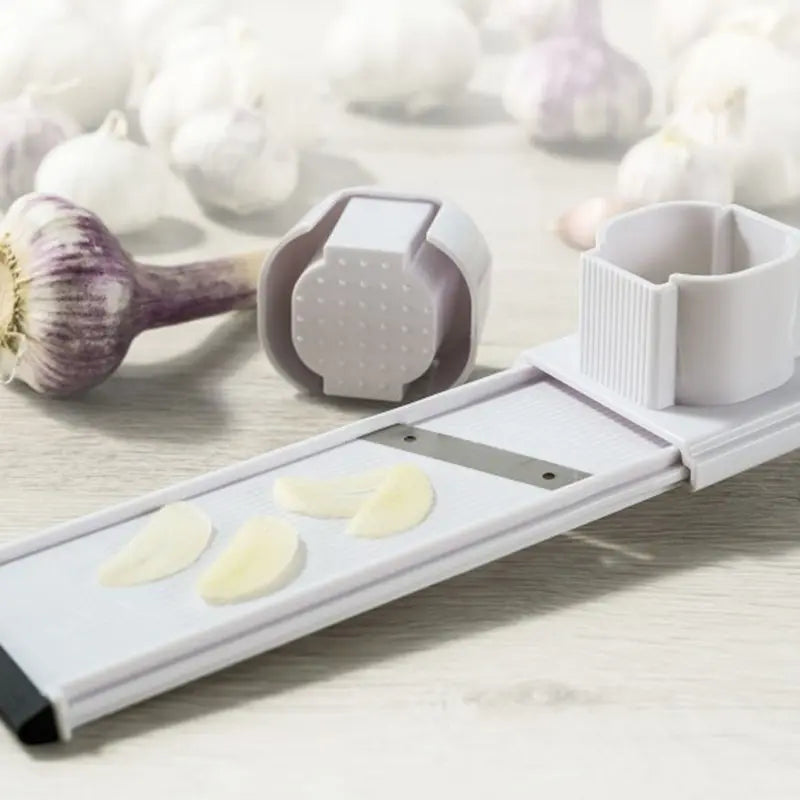 2 in 1 Function Plastic Ginger Garlic Presses Kitchen Fruit Vegetable Tools Garlic Graters Grinding Cooking Gadgets.