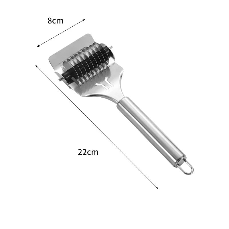 Stainless Steel Manual Spaghett Cutter Pasta Machine DIY Dough Noodles Maker Ginger Garlic Roll Crusher Kitchen Cooking Gadgets.