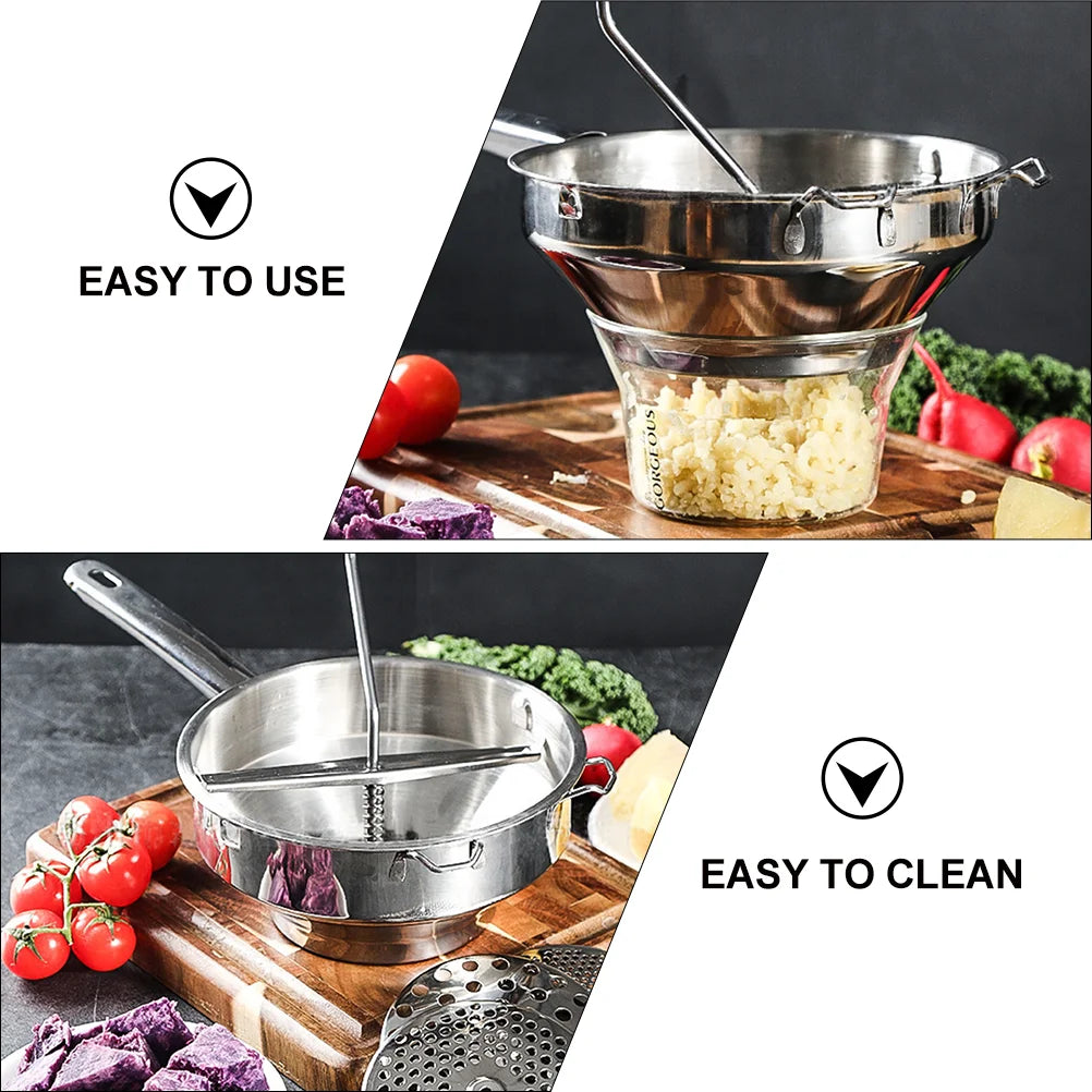 Stainless Steel Potato Mill/Ricer.