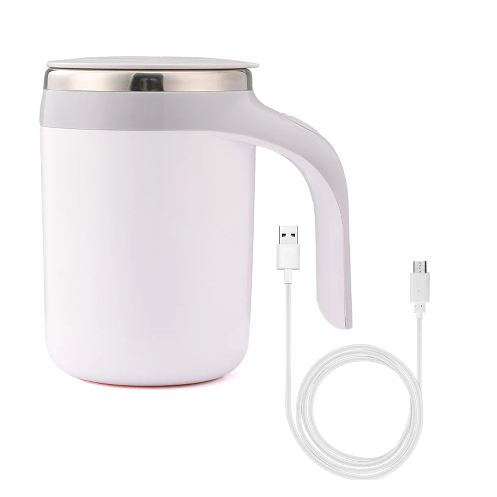 Warmer Bottle Mark Cup USB Charging Magnetic Rotating Blender Lazy Smart Mixer Coffee Milk Mixing Cup Auto Stirring Cup New