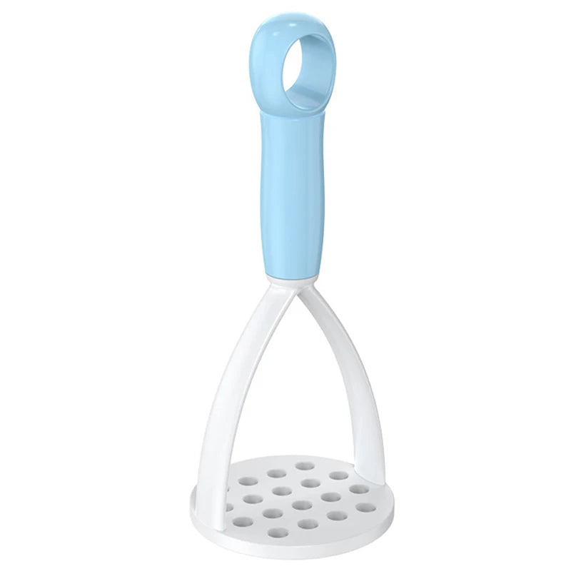 Manual Potato Masher Plastic Pressed Potato Smasher Portable Kitchen Tool for Babies Food Fruit Banana Baking.