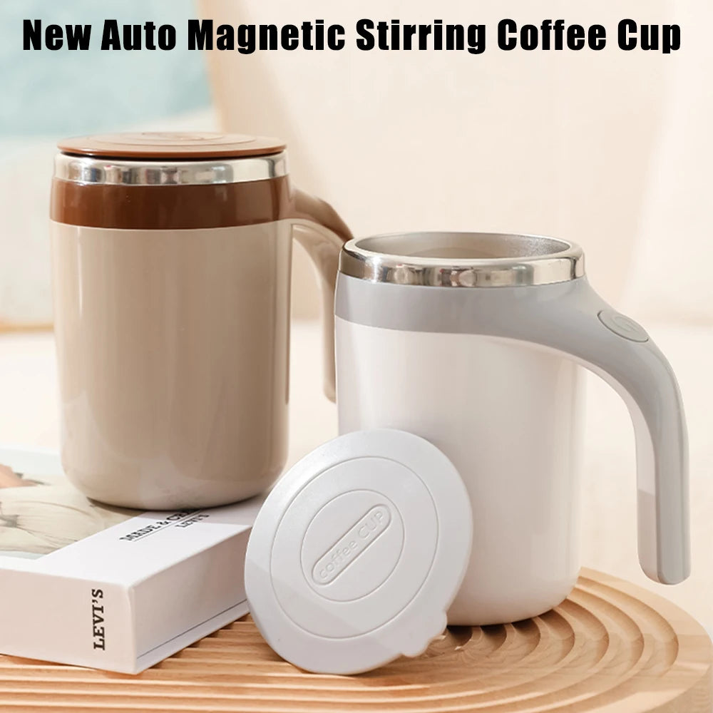 Warmer Bottle Mark Cup USB Charging Magnetic Rotating Blender Lazy Smart Mixer Coffee Milk Mixing Cup Auto Stirring Cup New