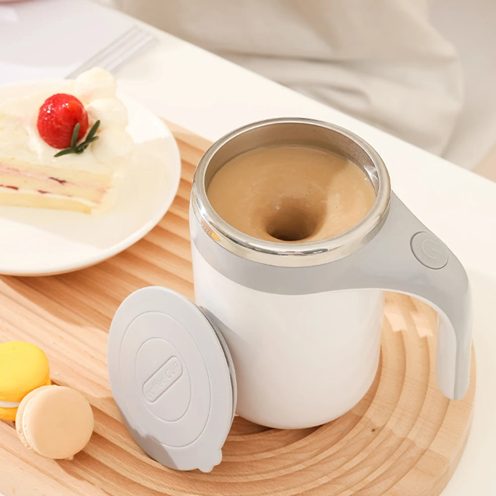 Warmer Bottle Mark Cup USB Charging Magnetic Rotating Blender Lazy Smart Mixer Coffee Milk Mixing Cup Auto Stirring Cup New