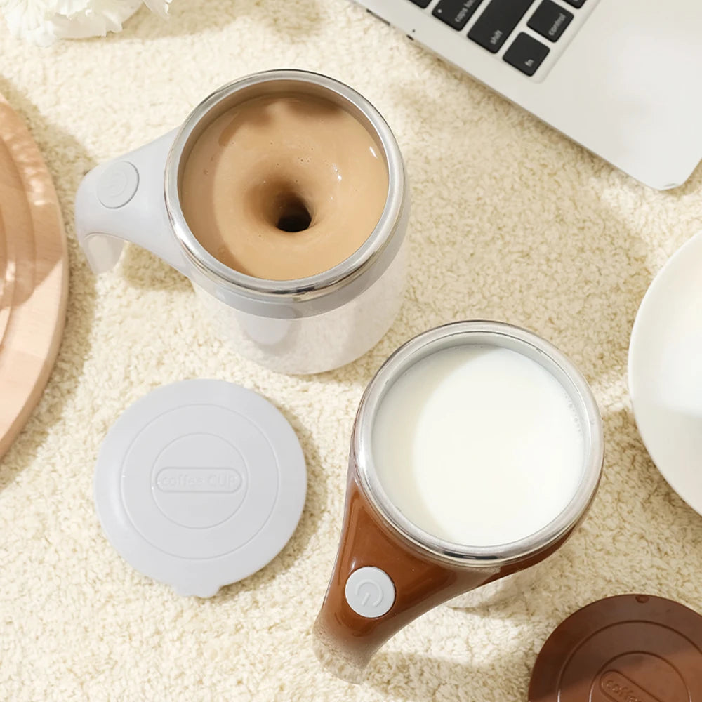 Warmer Bottle Mark Cup USB Charging Magnetic Rotating Blender Lazy Smart Mixer Coffee Milk Mixing Cup Auto Stirring Cup New