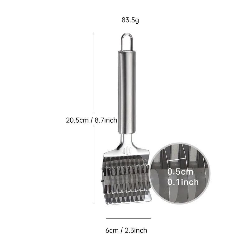 Stainless Steel Manual Spaghett Cutter Pasta Machine DIY Dough Noodles Maker Ginger Garlic Roll Crusher Kitchen Cooking Gadgets.