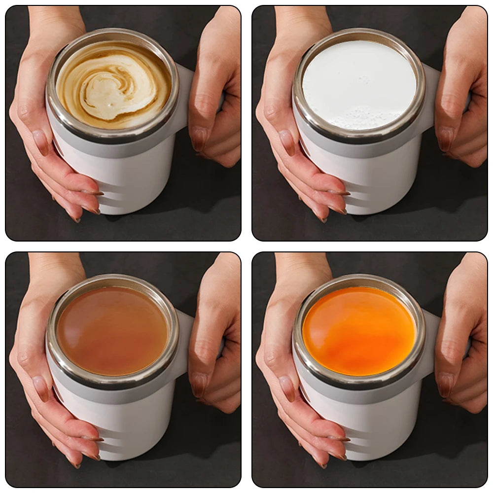 Warmer Bottle Mark Cup USB Charging Magnetic Rotating Blender Lazy Smart Mixer Coffee Milk Mixing Cup Auto Stirring Cup New