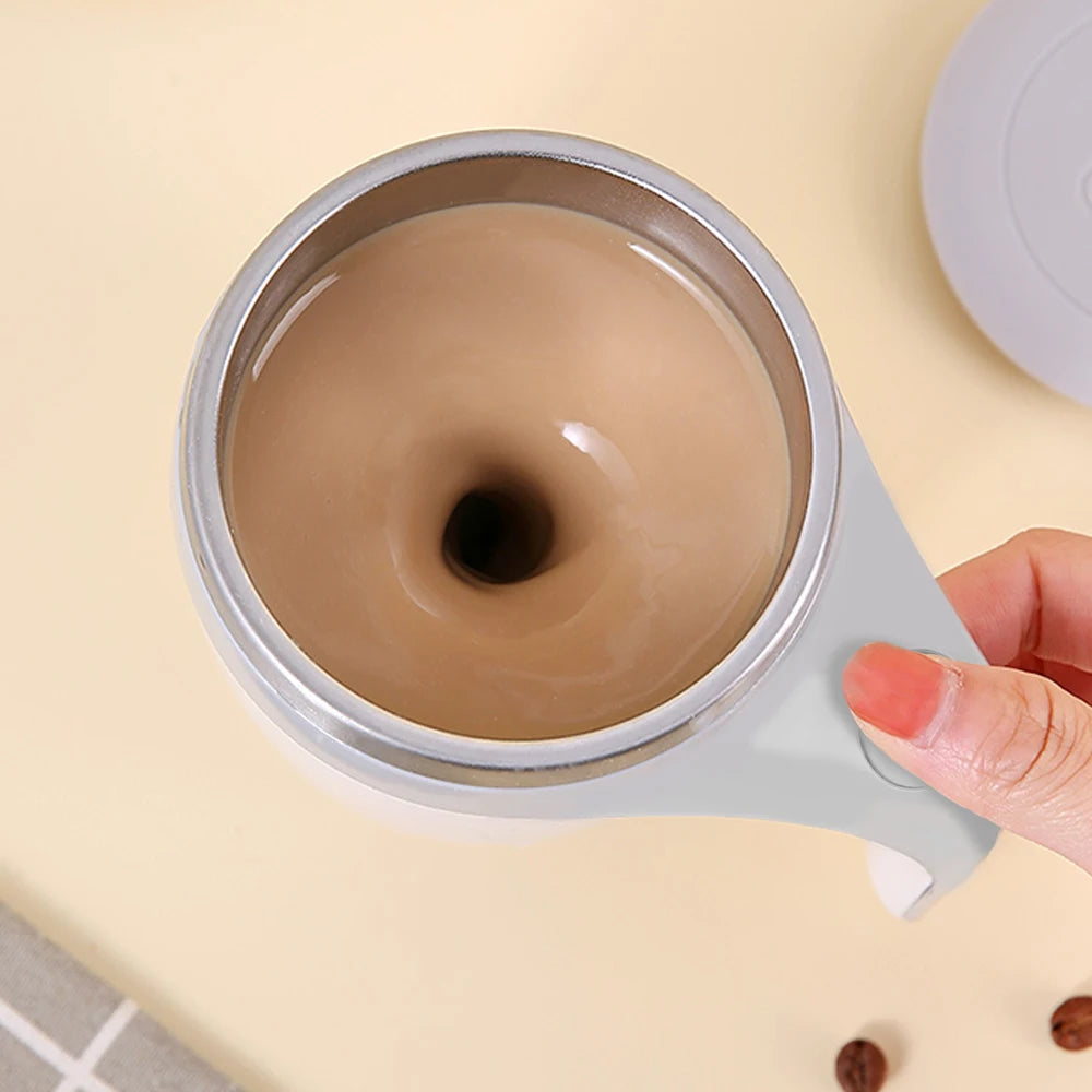 Warmer Bottle Mark Cup USB Charging Magnetic Rotating Blender Lazy Smart Mixer Coffee Milk Mixing Cup Auto Stirring Cup New