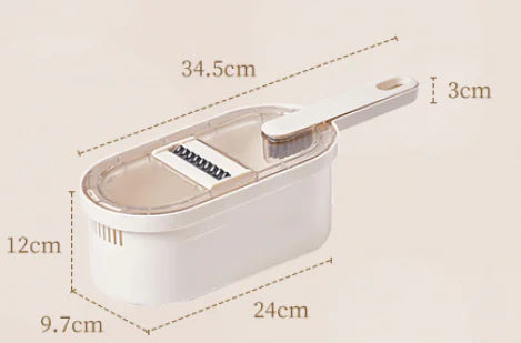 Multifunctional Vegetable Cutter - Basket and Brush Included