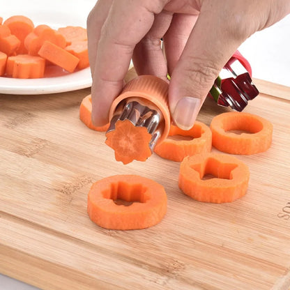 Plastic Handle Vegetable Cutter - Shapes