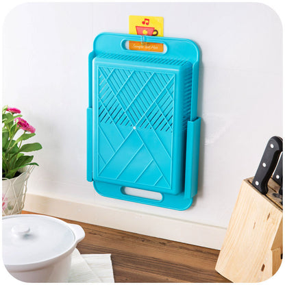 Multifunctional Kitchen Chopping Board with Drain Basket for Vegetables and Meat