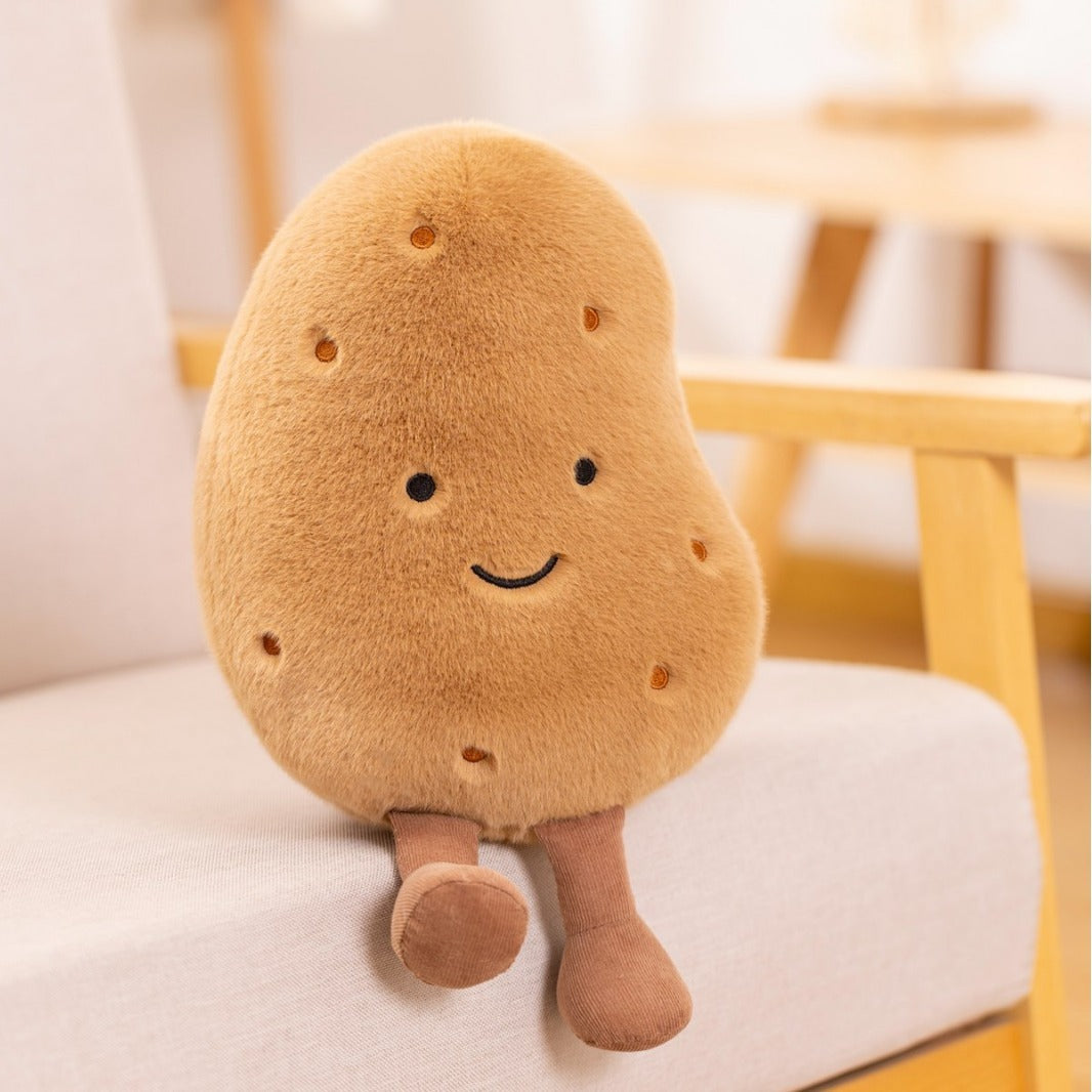 Plush Potato and Cucumber Toy - Cute Childrens Gift