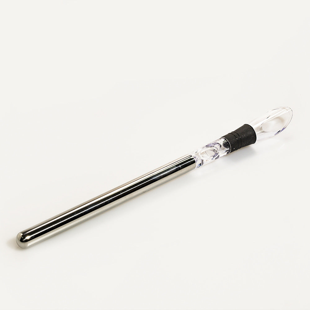 Stainless Steel Wine Bottle Cooler Stick with Leakproof Chilling Rod - Perfect for Wine and Beer Beverages