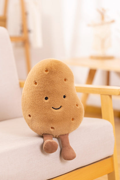 Plush Potato and Cucumber Toy - Cute Childrens Gift