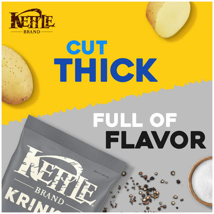 Kettle Chips Salt & Fr Pp Krinkle Chips (15x5 Oz)-1