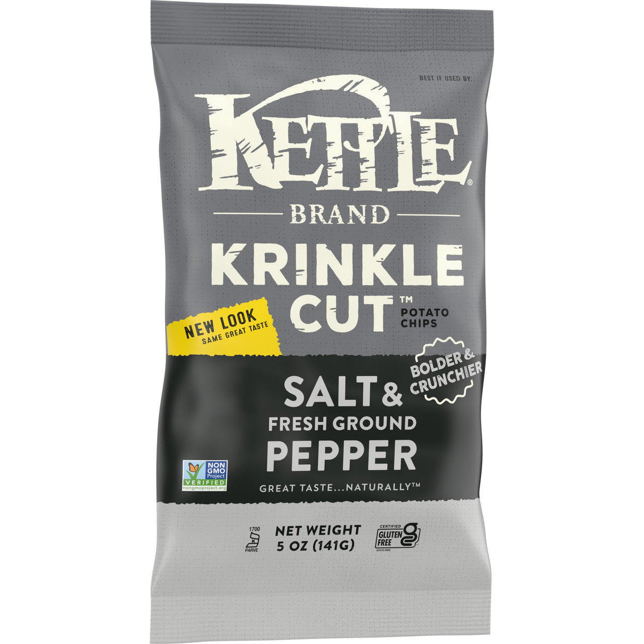 Kettle Chips Salt & Fr Pp Krinkle Chips (15x5 Oz)-10