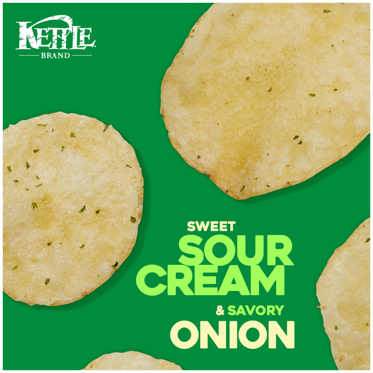 Kettle Chips Sour Cream & Onion Potato Chips (15x5 Oz)-3