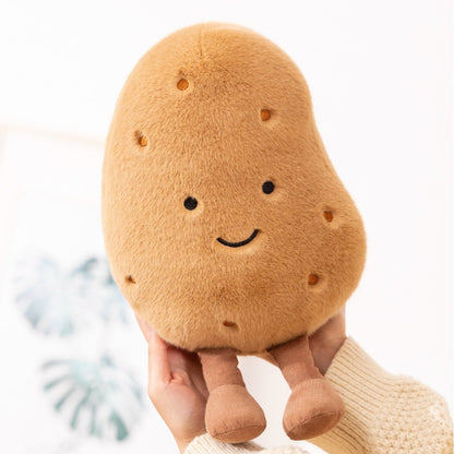 Plush Potato and Cucumber Toy - Cute Childrens Gift