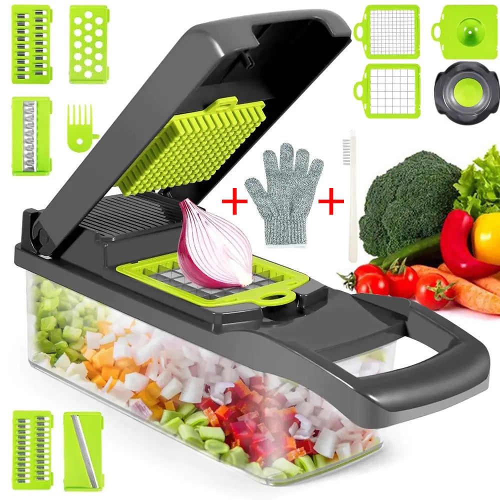 Multifunctional Cutter Shredder Slicer - 10 in 1