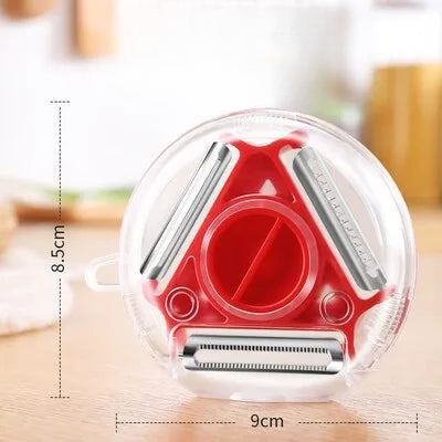 3 in 1 Rotatable Fruit & Vegetable Peeler.