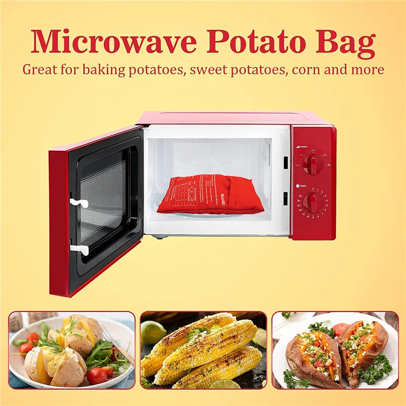 Microwave Potato Cooking Bag - Quick Easy Baked Potatoes - Free Shipping