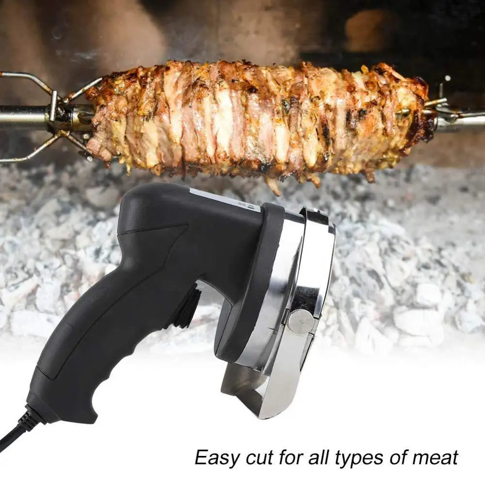 Electric Kebab Slicer with 2 Blades - for Shawarma and More