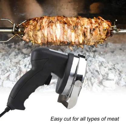Electric Kebab Slicer with 2 Blades - for Shawarma and More