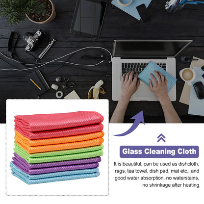 Microfiber Cleaning Cloth for Glass Kitchens and Automobiles