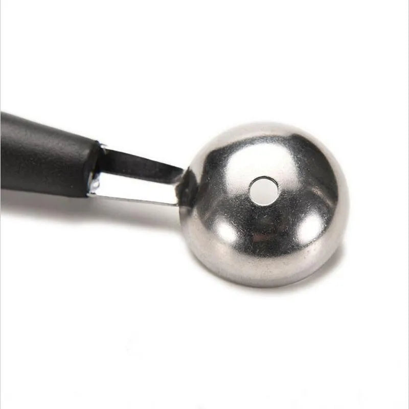 Melon watermelon Ball Scoop Fruit Spoon Ice Cream Sorbet Stainless Steel Double-end Cooking Tool Kitchen Accessories Gadgets.
