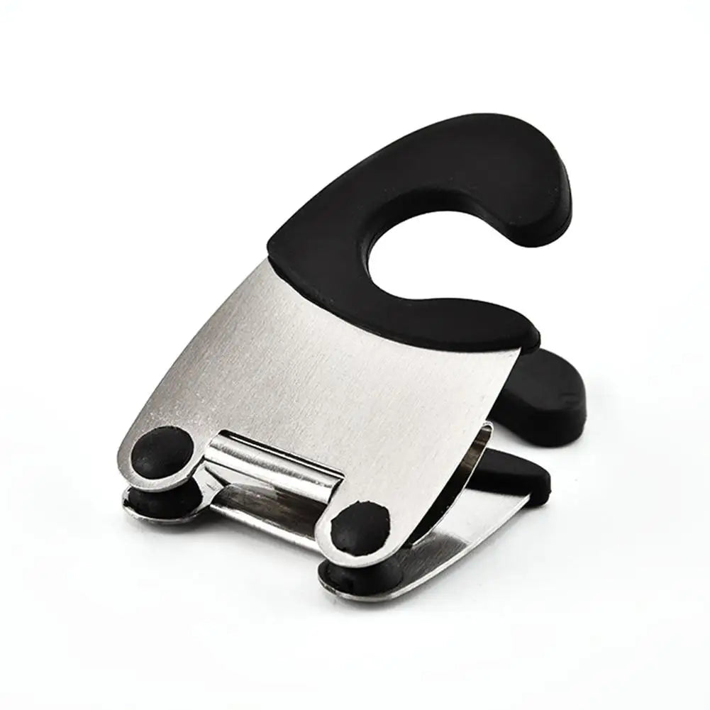 Stainless Steel Pot Clip Scoop Clamp Tongs Holder for Pot Pan Spoon Holder Spatula Storage Rack Kitchen Cooking Tools #EW.