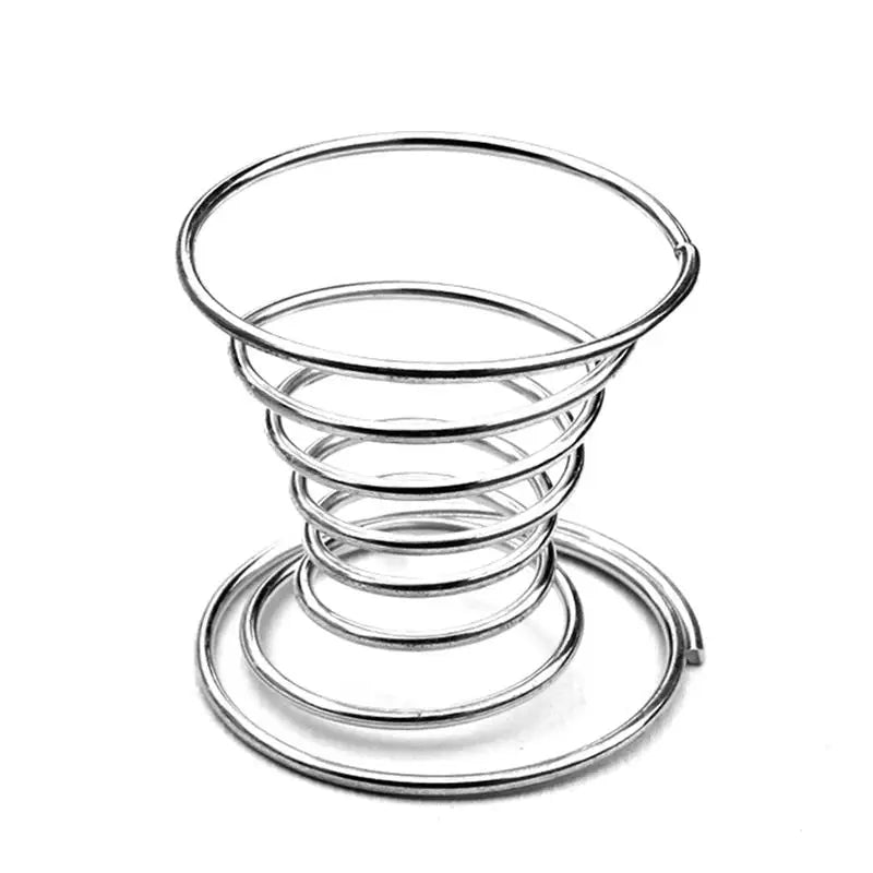 2PCS Spiral Egg Cup Boiled Eggs Holder - Kitchen Breakfast Cooking Tool