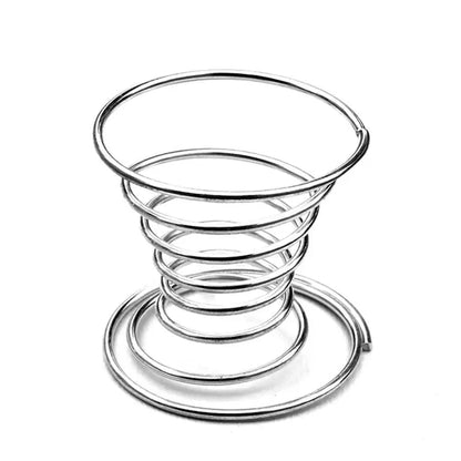 2PCS Spiral Egg Cup Boiled Eggs Holder - Kitchen Breakfast Cooking Tool