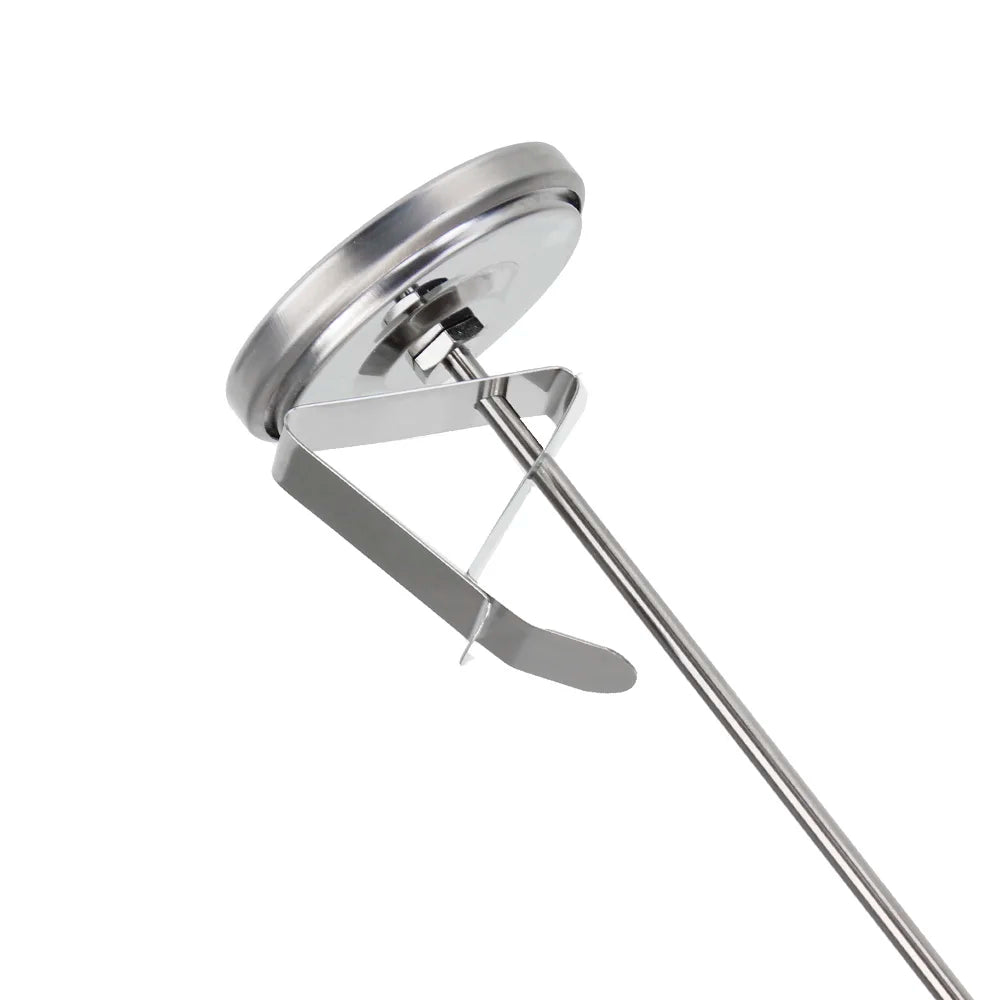 Stainless Steel Probe Thermometer for Kitchen Cooking - 0200 Temperature Meter for Milk Coffee Food and Meat