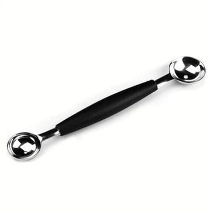 Melon watermelon Ball Scoop Fruit Spoon Ice Cream Sorbet Stainless Steel Double-end Cooking Tool Kitchen Accessories Gadgets.