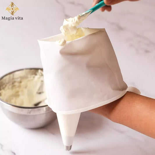 Cotton Piping Bag for Cake Decoration - 25-55cm DIY Recyclable
