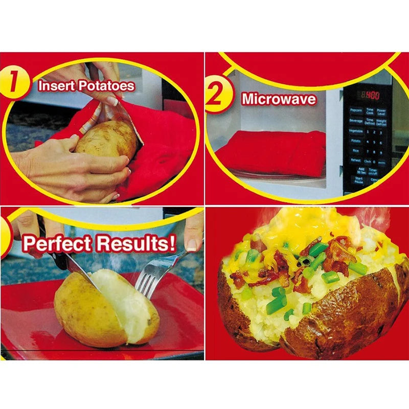 Reusable Microwave Oven Potato Bag.