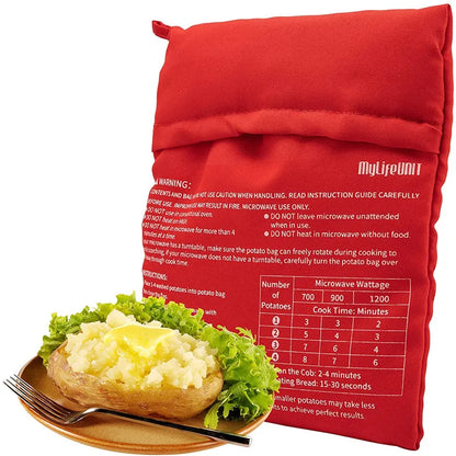 Microwave Potato Cooking Bag - Quick Easy Baked Potatoes - Free Shipping