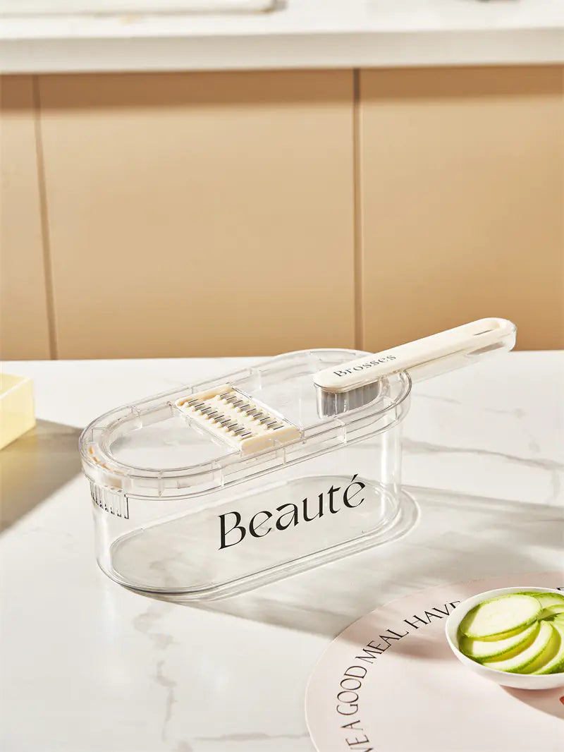 Multifunctional Vegetable Cutter - Basket and Brush Included