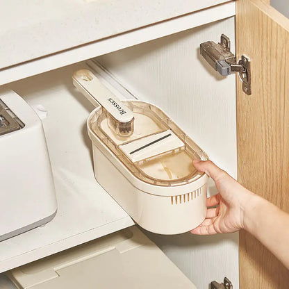 Multifunctional Vegetable Cutter - Basket and Brush Included
