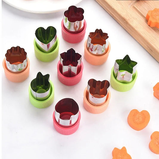 Plastic Handle Vegetable Cutter - Shapes