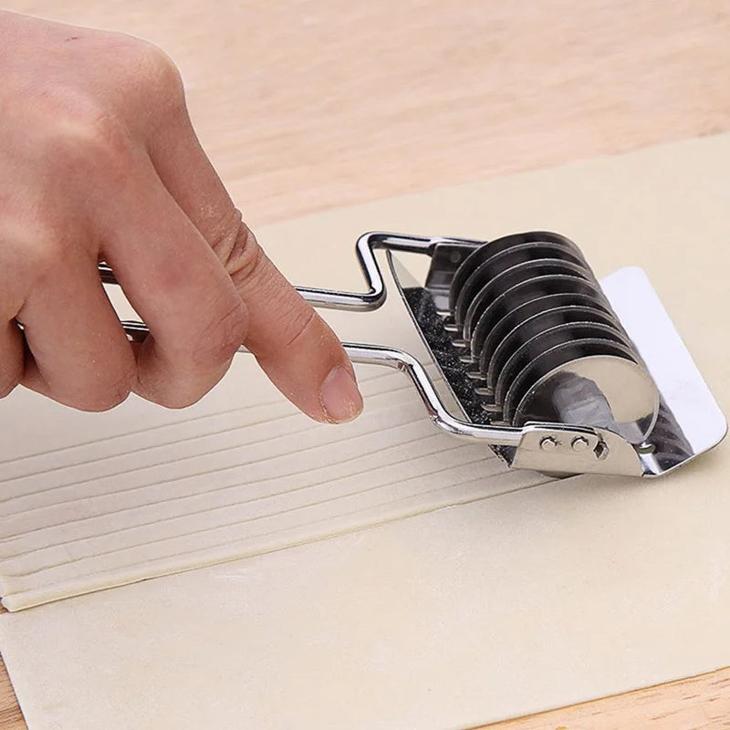 Stainless Steel Manual Spaghett Cutter Pasta Machine DIY Dough Noodles Maker Ginger Garlic Roll Crusher Kitchen Cooking Gadgets.