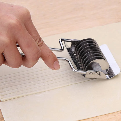 Stainless Steel Manual Spaghett Cutter Pasta Machine DIY Dough Noodles Maker Ginger Garlic Roll Crusher Kitchen Cooking Gadgets.