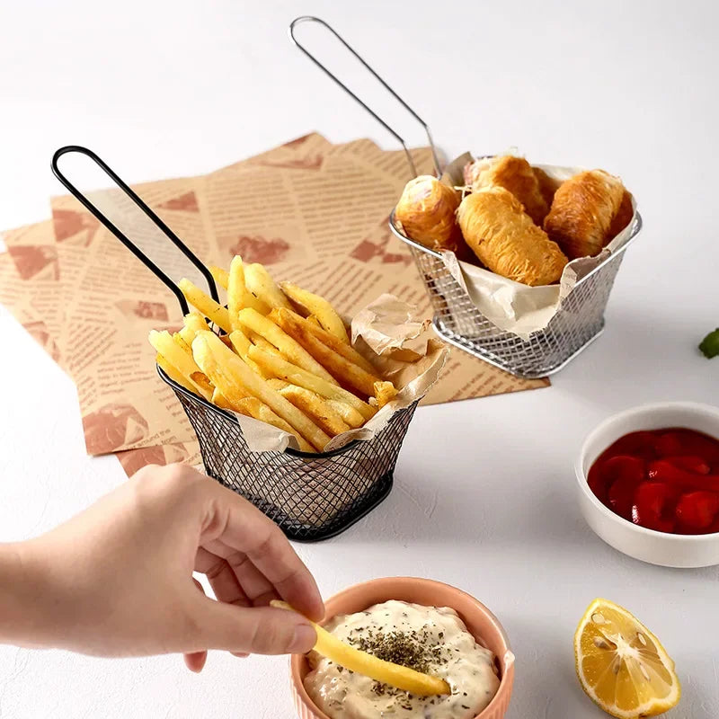 Mini Snack N' Fries Mesh Baskets.