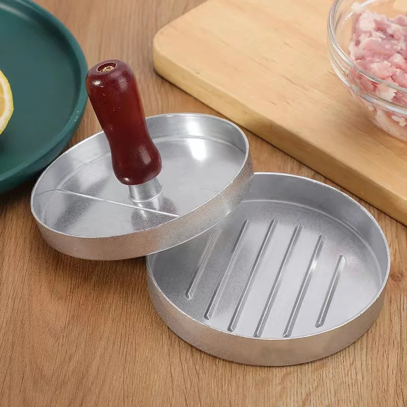 12CM Hamburger Maker Press Chopped Steak Meat Smasher Cutlet Mold Croquettes Kitchen Cooking Tool Hamburgueria Diner Accessories.