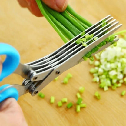 Multipurpose Stainless Steel Kitchen Scissors for Pepper Preparation - Cooking Tool