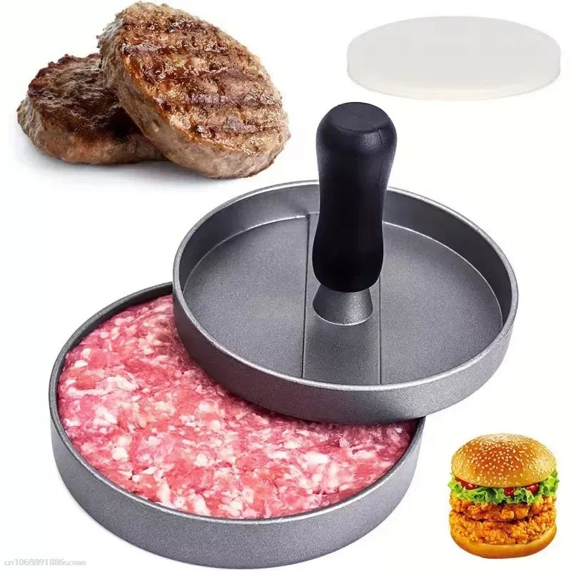 a hamburger patty maker and a hamburger patty maker
