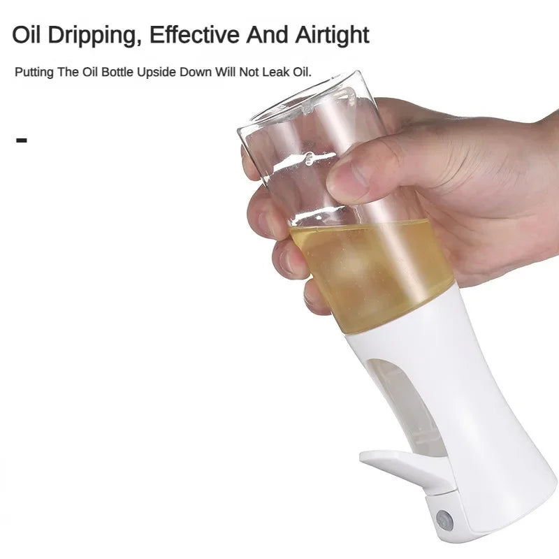Press-type Oil Spray Bottle 200/300/500ML Kitchen Cooking Oil Sprayer Outdoor Barbecue Oil Spray Bottle Vinegar Soy Sauce.