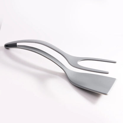 Nylon Clip Utensils for Kitchen Gadget and Accessories 2-in-1 Steak Spatula Tongs Pancake Cooking Machine Flip Pliers Tools Bar.