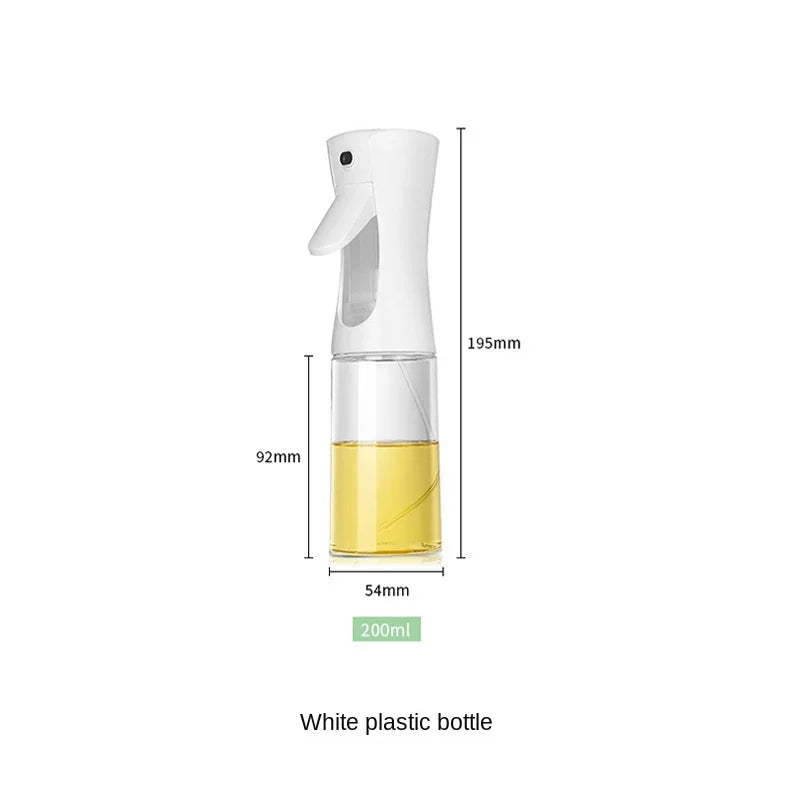 Press-type Oil Spray Bottle 200/300/500ML Kitchen Cooking Oil Sprayer Outdoor Barbecue Oil Spray Bottle Vinegar Soy Sauce.