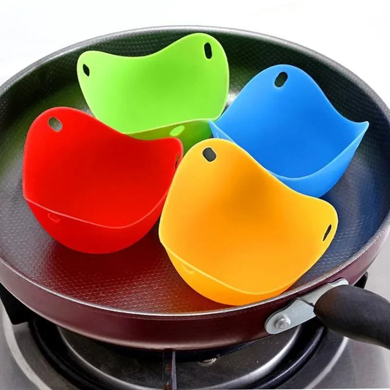 Silicone Egg Poaching Pods.